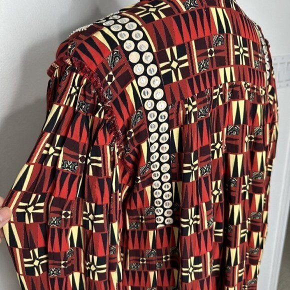 Verb by Pallavi Singhee Dress Red Sarah Tunic size XS - Picture 8 of 16